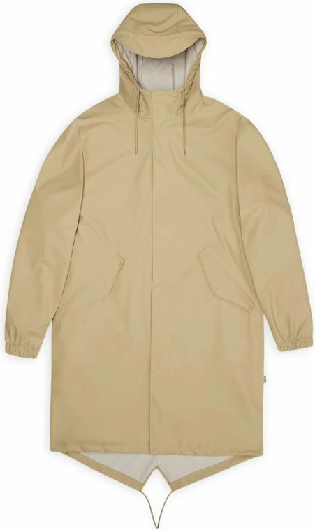 Nepremočljiva fishtail parka, Rains, bež