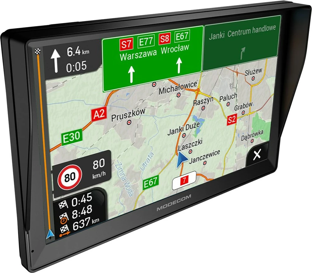 GPS-navigacija za avtomobile MODECOM FreeWAY CX 9.3 PLUS z iGO Navigation, 16 GB, črn