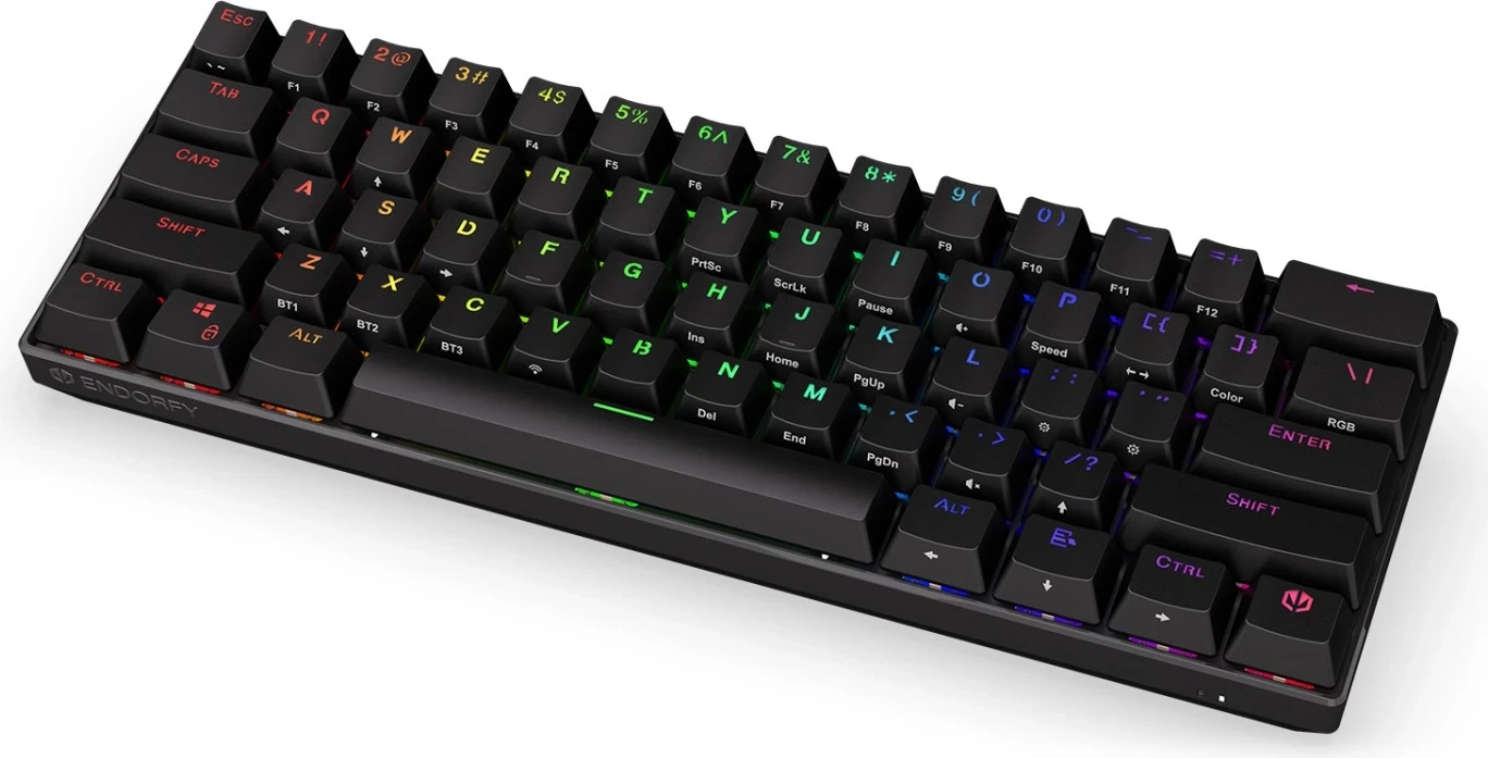 Mehanska igralna tipkovnica Endorfy, črna