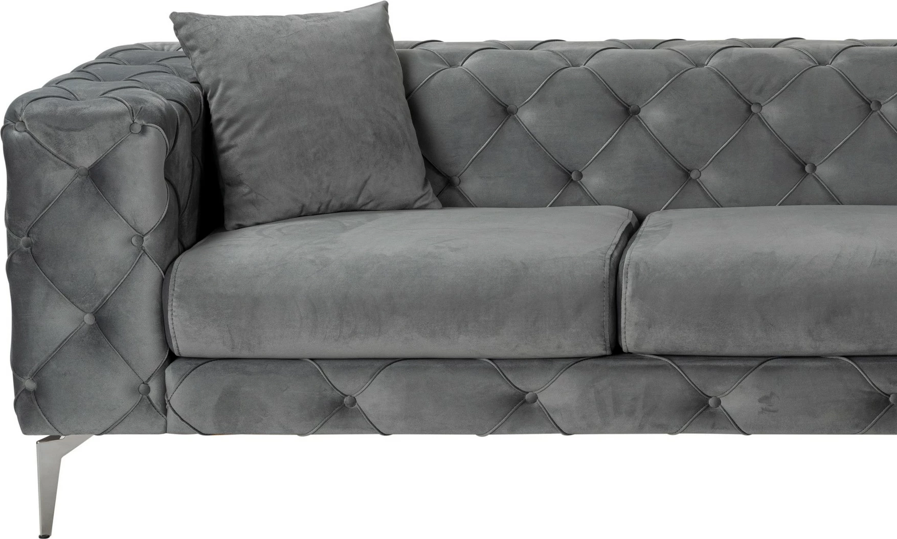 Kotna sedežna garnitura Como Eco, desni kot - Atelier del Sofa, antracit