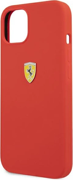 Ovitek Ferrari FESSIHCP13SRE za iPhone 13 mini 5,4", silikon, rdeč