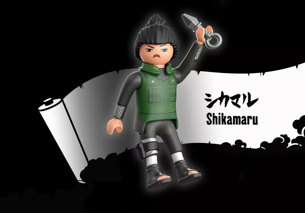 Akcijska figura Shikamaru iz Naruto Shippuden, Playmobil 71107, z kunai