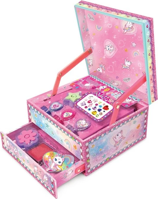 Set štampiljk Ballet Cat, Pulio Pecoware, z dekorativno škatlo, za deklice