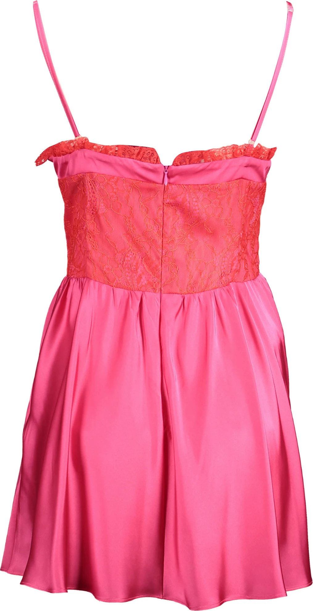 Kratka oblekica GAELLE PARIS, ženska, rožnata