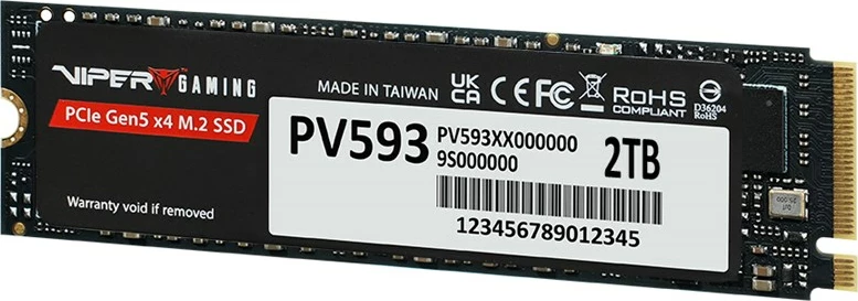 SSD 2TB M.2 PCI-E Gen5 x4 NVMe2 Patriot Viper PV593