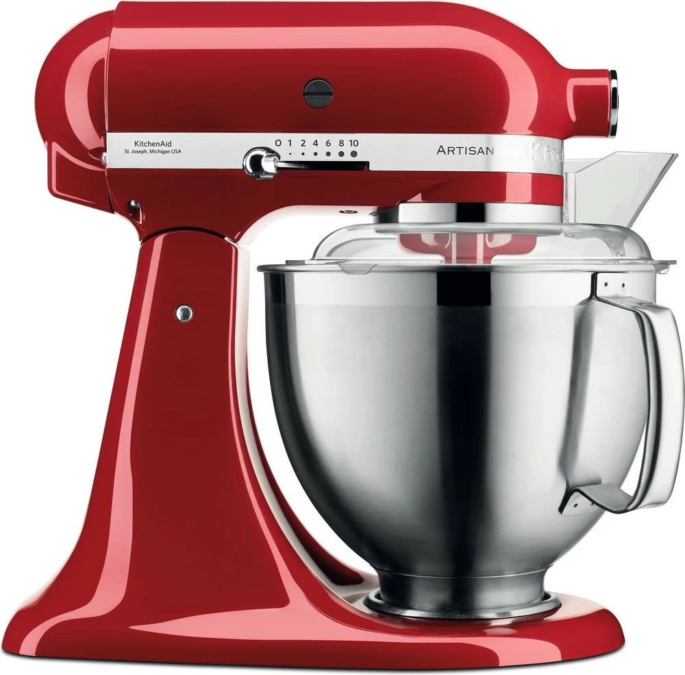 Kuhinjski mešalnik KitchenAid 5KSM185PSEER, 4,8 l, rdeč