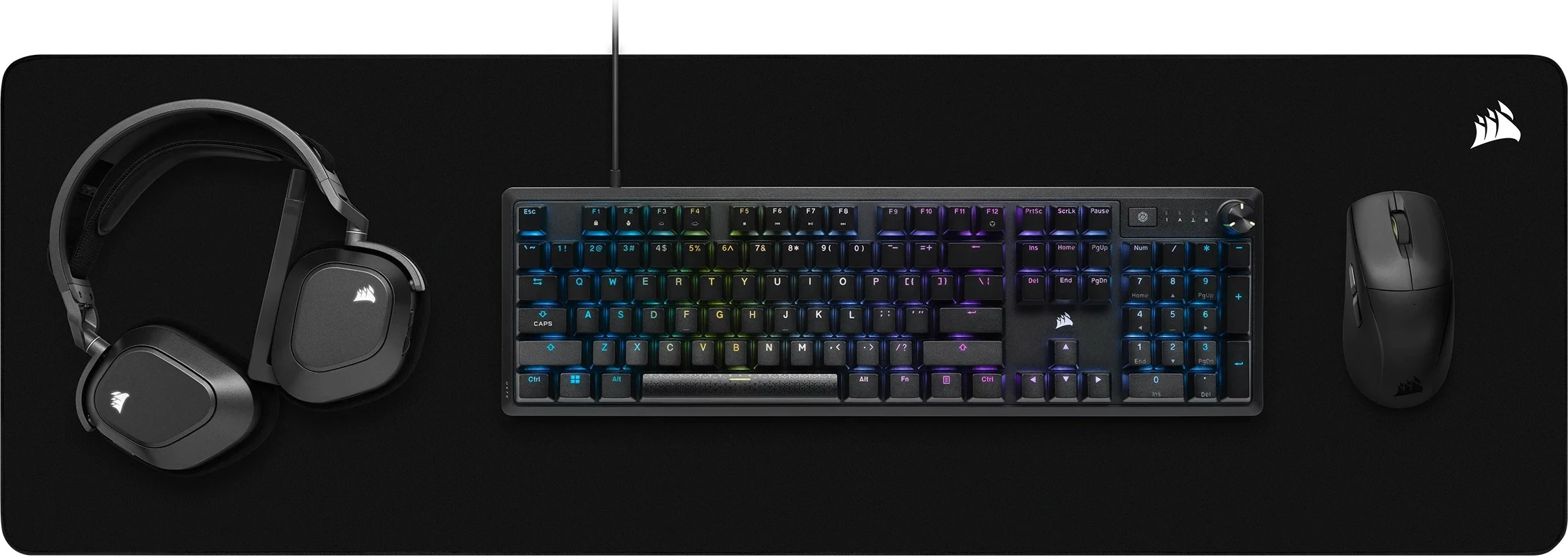 Velik gaming podloga za miško Corsair MM500 v2-EXT, 930x300 mm, črn