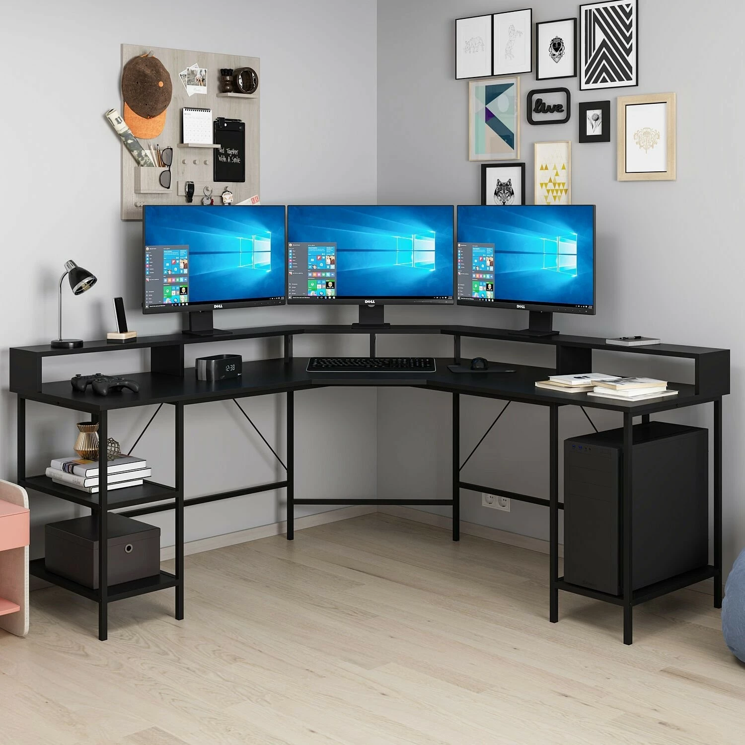 Tavla za študij, črna, Skye Decor Power
