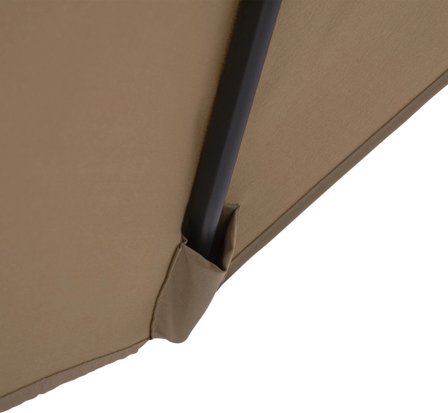 Aluminijasti dežnik FH6029.02 pravokoten taupe 262x170x253 cm