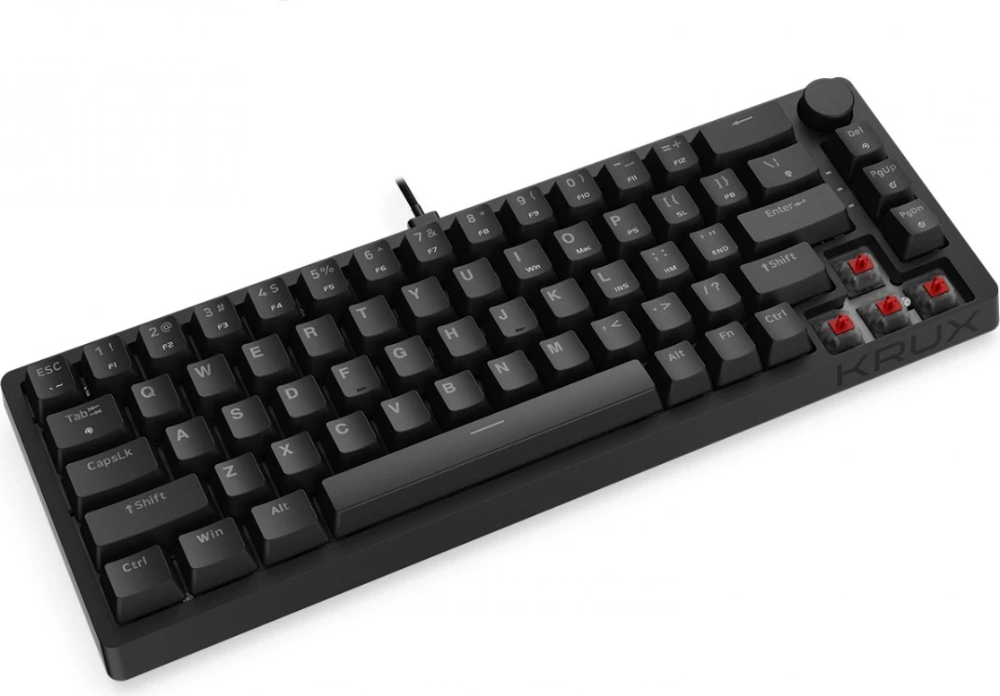 Mehanska igralna tipkovnica, Krux, črna