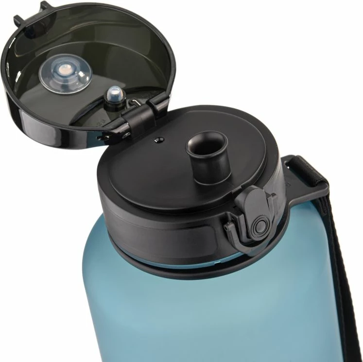 Športna steklenica Meteor, sivo-modra