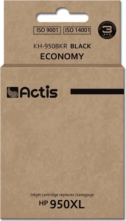Zamenjalna črnila Actis KH-950BKR za tiskalnike HP, črno