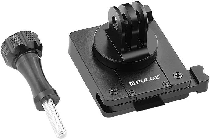 Držalo za čelado za športne kamere Puluz PU935B, aluminijeva zlitina, črno