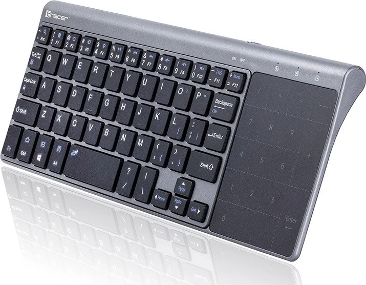 Brezžična tipkovnica Tracer Expert RG, 2,4 GHz, pepelnato siva