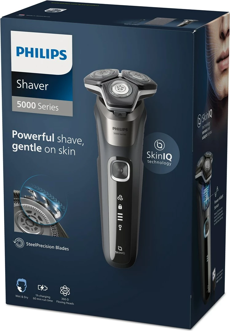 Električna britvica Philips SHAVER Series 5000 S5887/10, siva