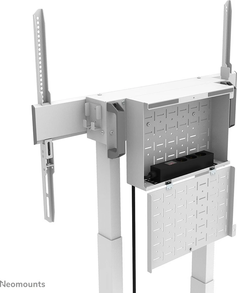 Motorni nosilec za TV Neomounts FL55-875WH1, za zaslone 55-100 in, bel