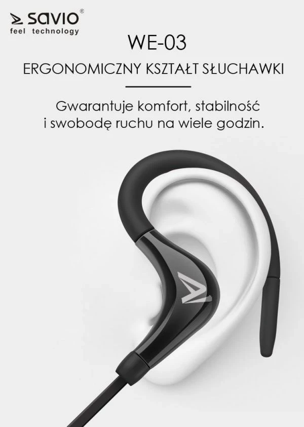 Slušalke Bluetooth Savio WE-03