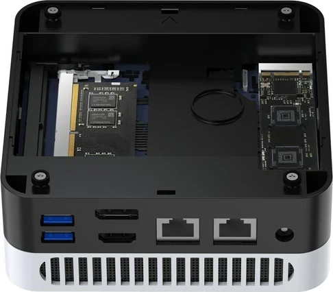 Mini računalnik CHUWI LarkBox X, Intel N N100, 12 GB RAM, 512 GB SSD, bel