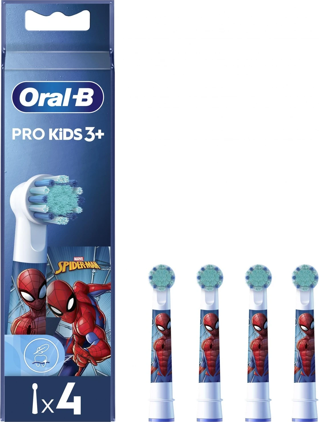 Glava zobne ščetke za otroke 3+ Oral-B Pro Kids, s Spider-Manom