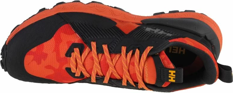 Tekstilne atletske superge Helly Hansen Hawk Stapro Trail, črno-oranžne, moške