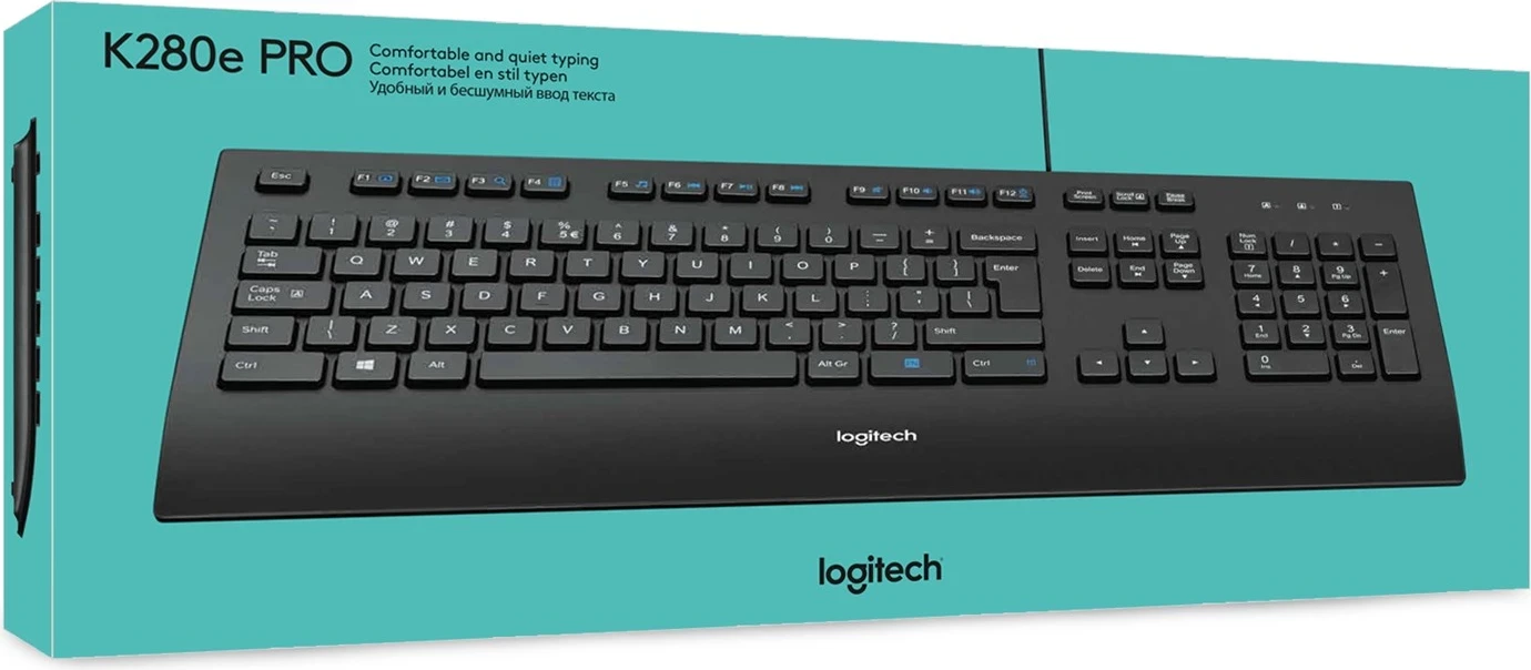 Tastatura za poslovno rabo Logitech K280e, črna