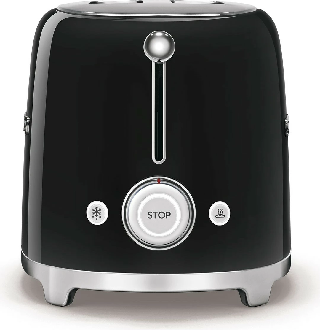 Toster SMEG TSF02BLEU 4 rezine, 1500 W, črn