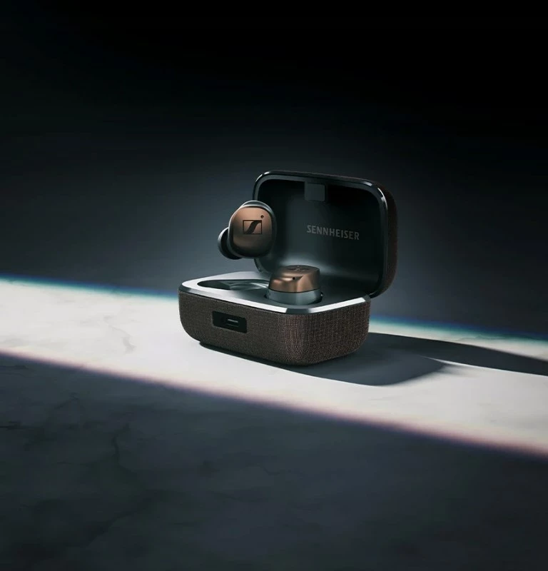 Kvalitetne slušalke Sennheiser Momentum True Wireless 4, Black Cooper