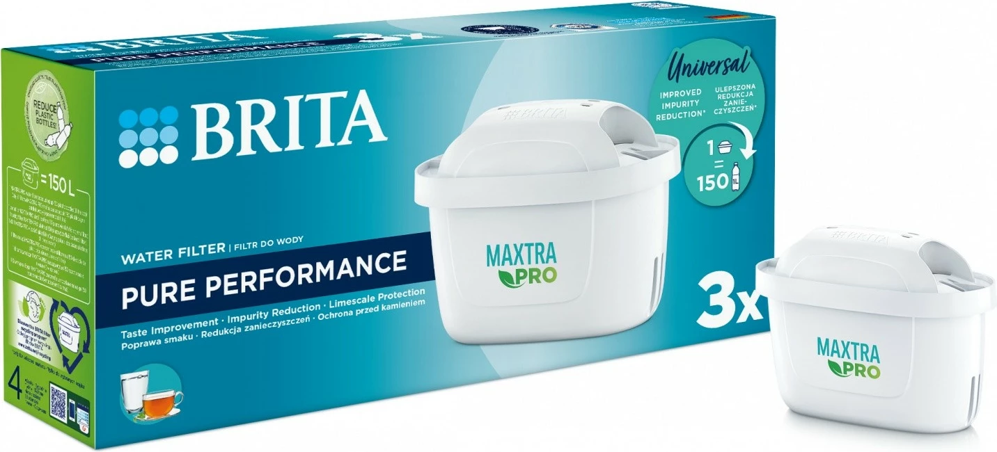 Zamenjalni vložek za filter vode Brita Maxtra PRO Pure Performance, set 3 kosa