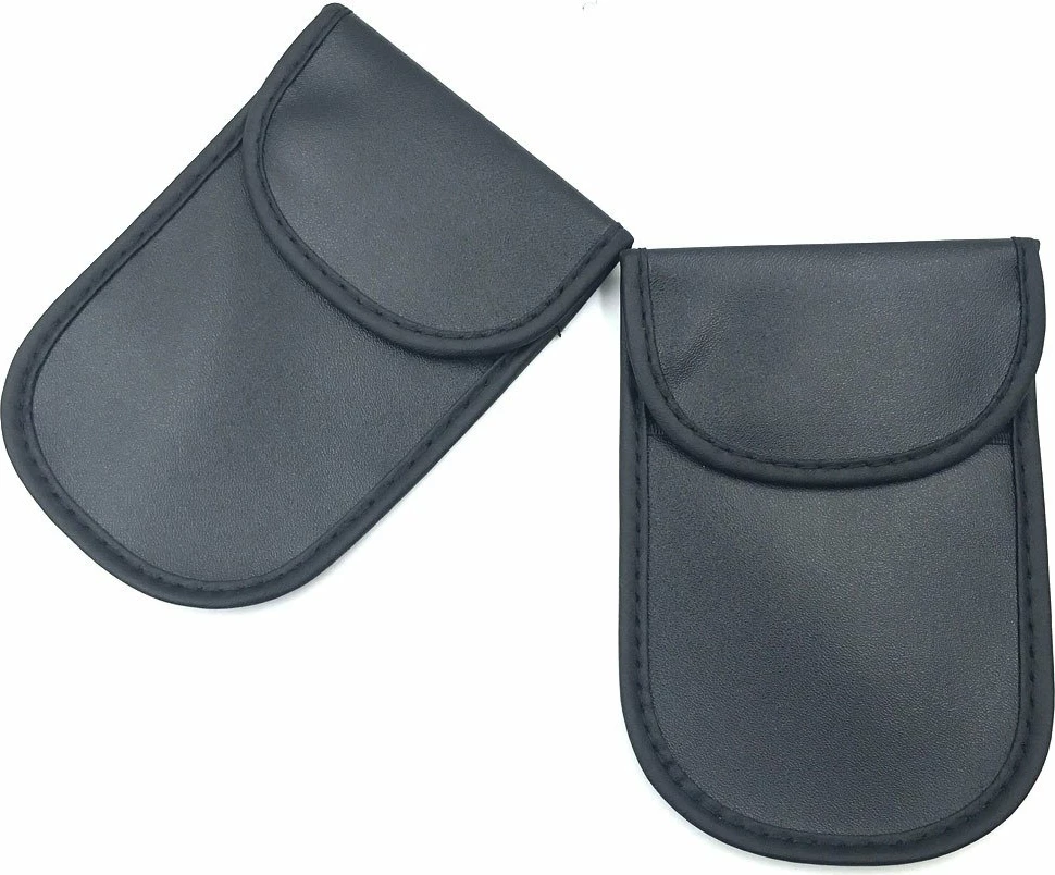 Zaščitni ovitek proti kraji za avtomobilske ključe Hurtel, Faraday škatla, 14x10 cm, črn