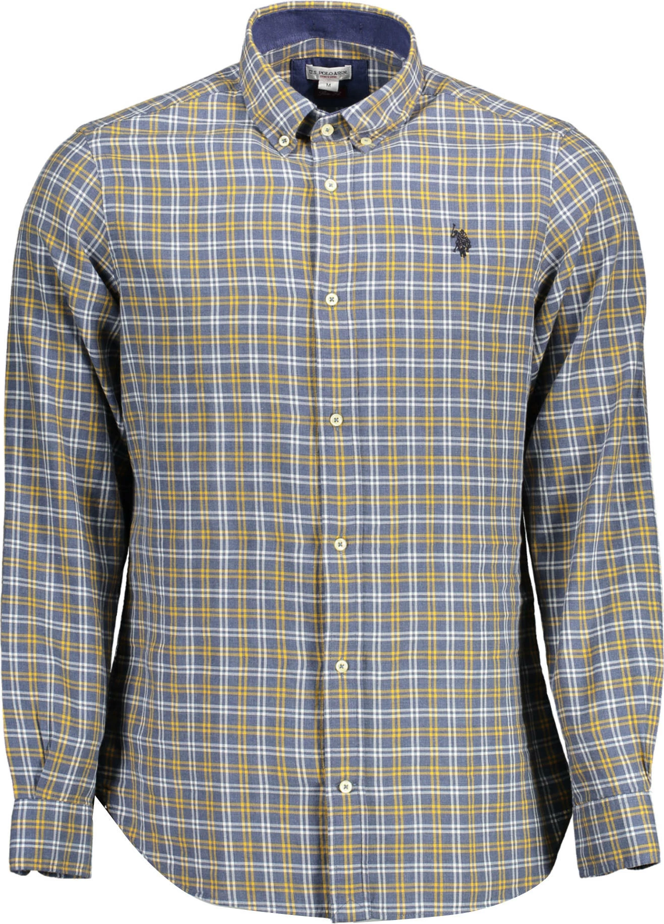 Moška majica z dolgimi rokavi U.S. POLO, modra