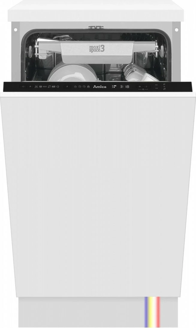 Pomivalni stroj za vgradnjo, Amica DIM44C6EMONqH, 10 kompletov, bel