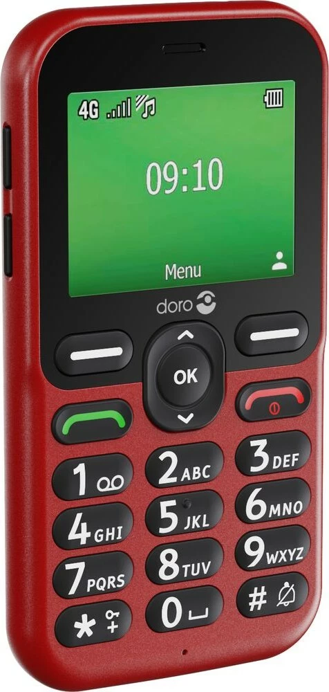 Pametni telefon Doro Leva E10 LTE, rdeč