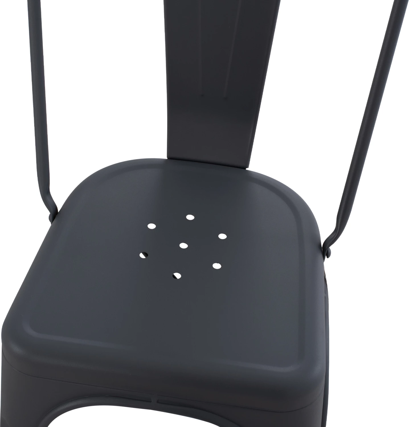 Kovinski stol MELITA FH8641.10 v sivi barvi 43x50x82Hcm