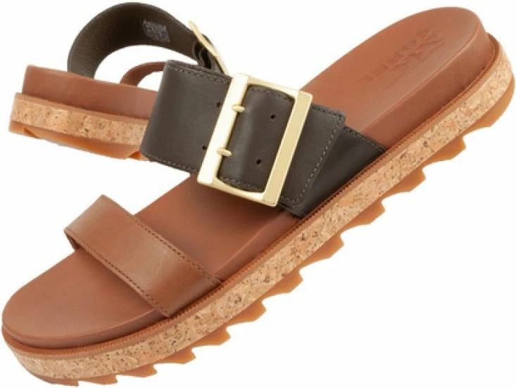 Modne sandale Sorel, rjava