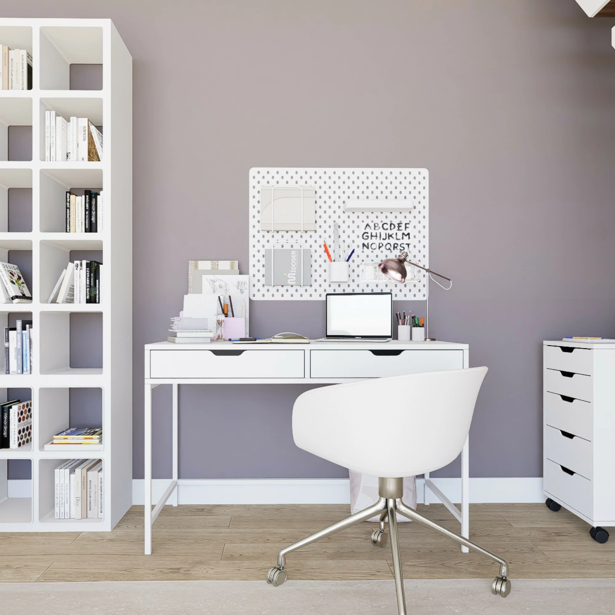 Pisalna miza Skye Decor Duru 1600-47, bela