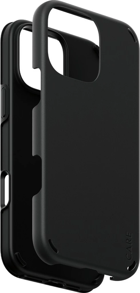 Zaščitni ovitek z dvojno zaščito PanzerGlass CARE Case za iPhone 16 Pro Max, črn