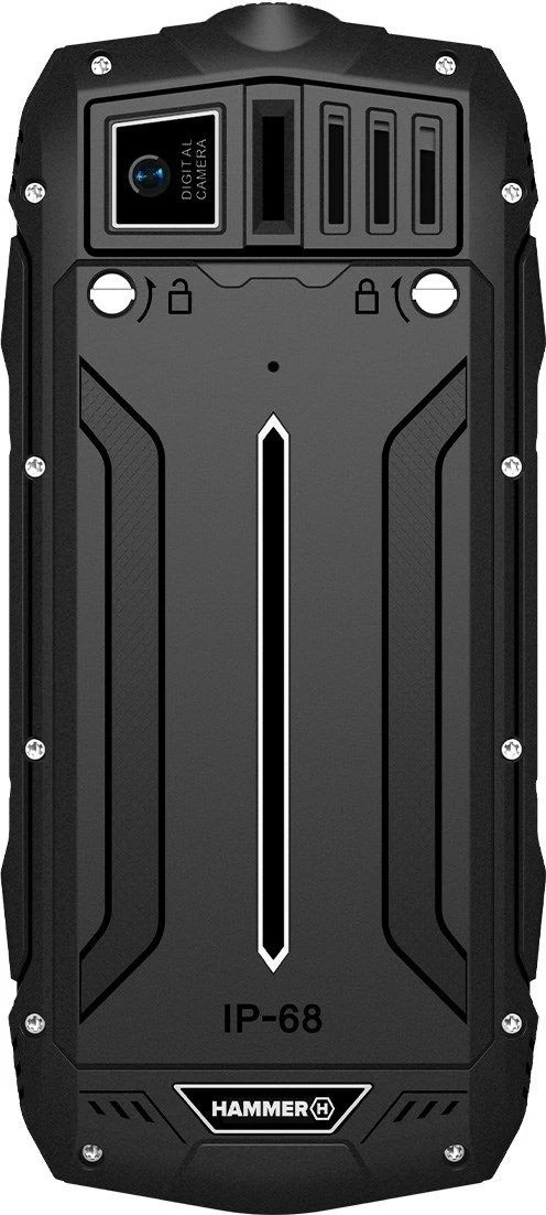 Vzdržljiv telefon myPhone Hammer Rock, črn