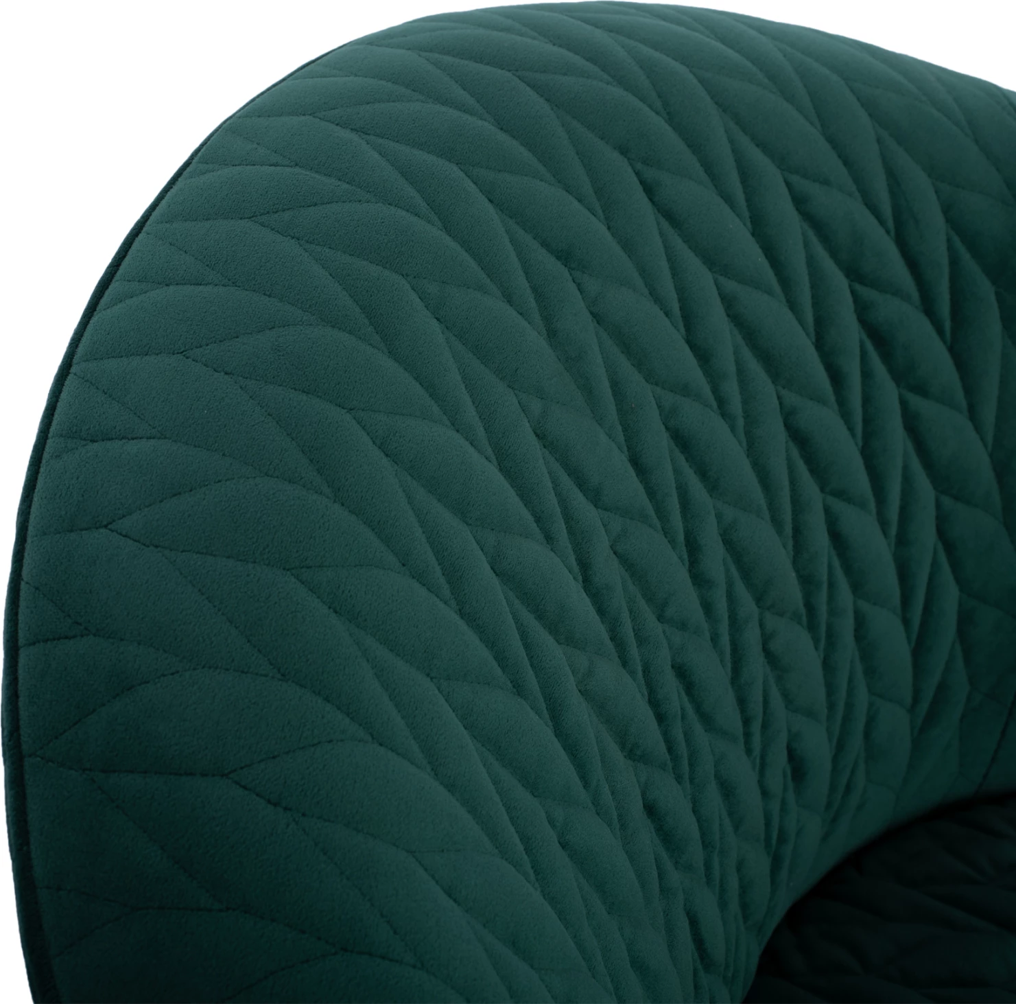 FH8549.03 naslanjač JOYCE, cipresno zelen žamet, kovinske noge