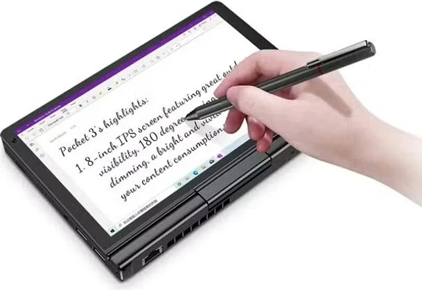 Mini prenosnik GPD Pocket 3, 16GB RAM, 512GB SSD, Windows 11, črn