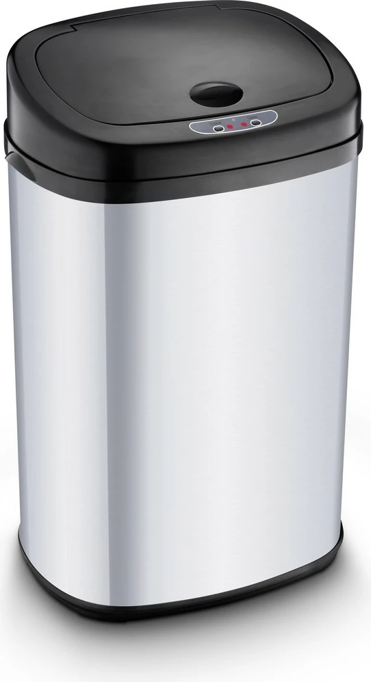 Senzorski koš za smeti, Lamart LT8021, 30 L, inox, črn