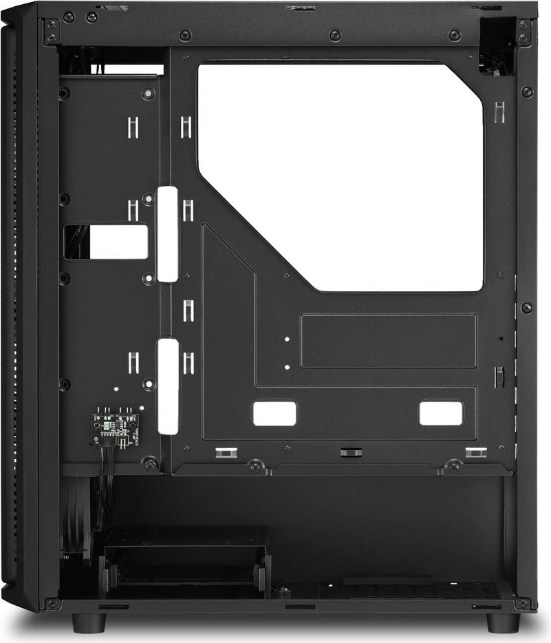 Ohišje Sharkoon SK3 RGB, Midi Tower, ATX/micro ATX/Mini-ITX, kaljeno steklo, RGB, črno