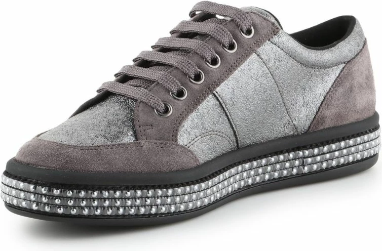 Čevlji Geox za ženske, sivi