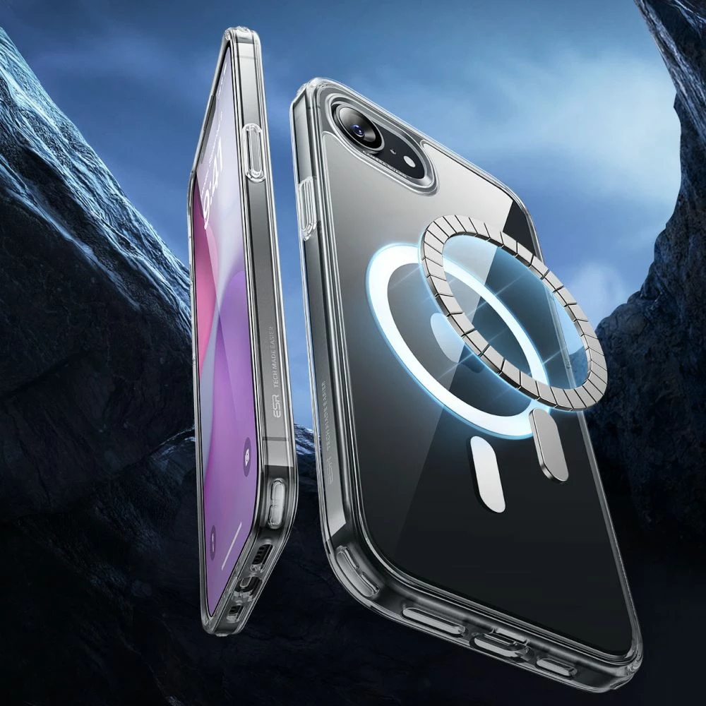 Prozoren ovitek ESR Classic Hybrid HaloLock za iPhone 16e