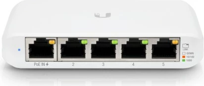 Managed Gigabit Ethernet stikalo Ubiquiti UniFi USW Flex Mini, PoE, belo