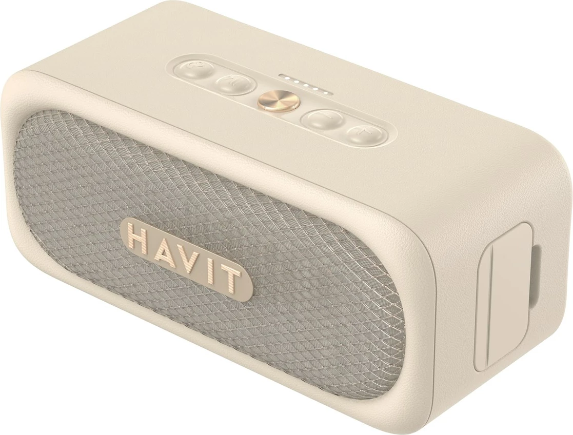 Prenosni zvočnik HAVIT SK905BT Classic I, Bluetooth 5.3, 2000 mAh, bež