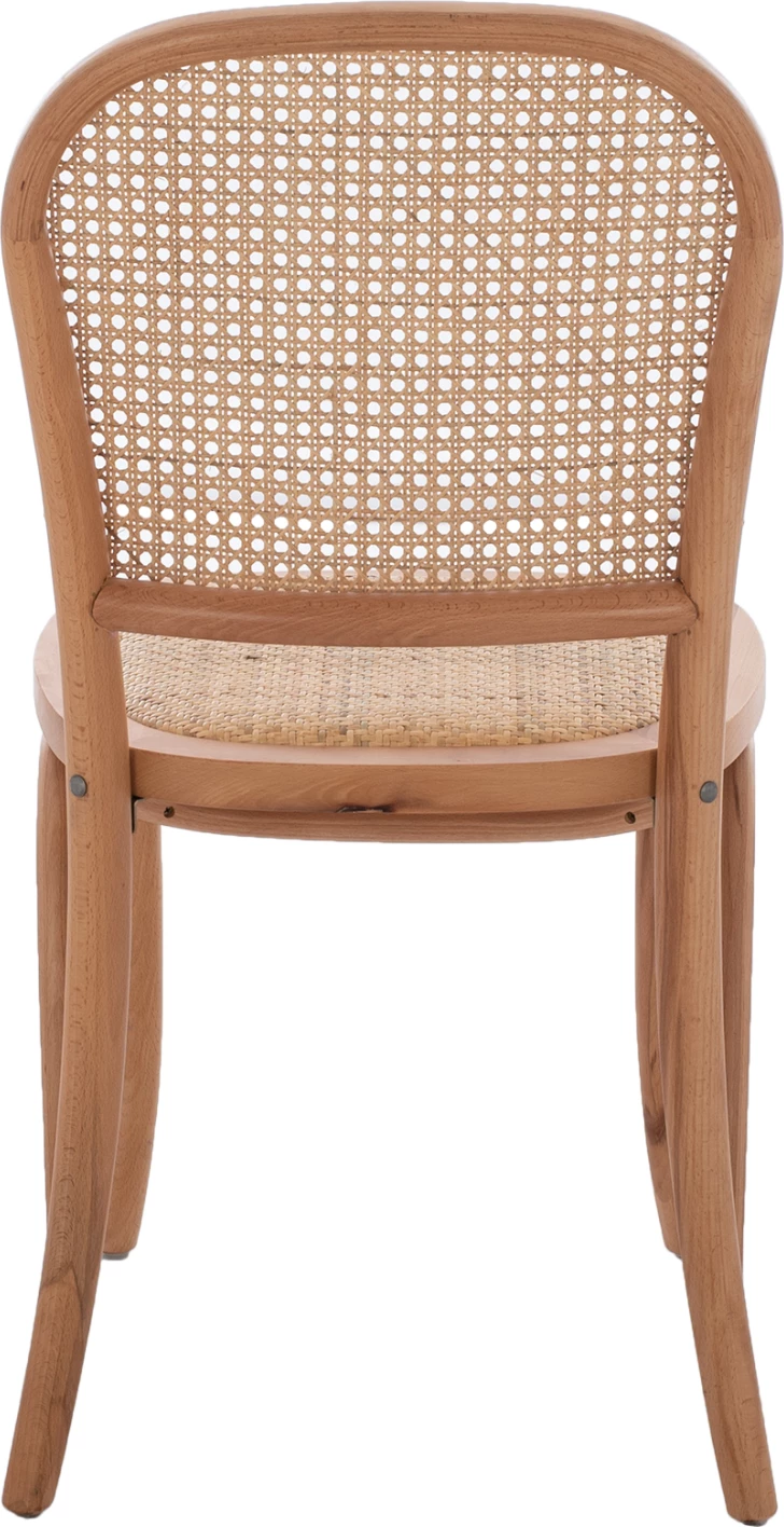 Profesionalni stol SLOAN iz bukovega lesa z perforiranim naslonom FH8915.21 naravni 45x48x88Hcm