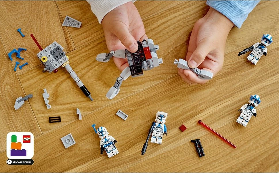 Set za gradnjo 501st Clone Troopers LEGO Star Wars, 119 kosov, večbarven