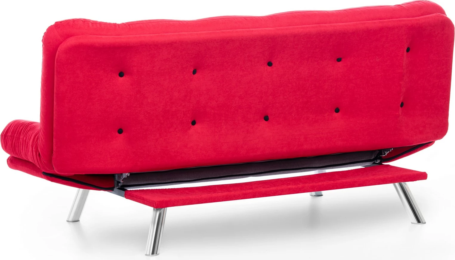 3-sedežni raztegljiv kavč, Atelier del Sofa Misa Sofabed, rdeč