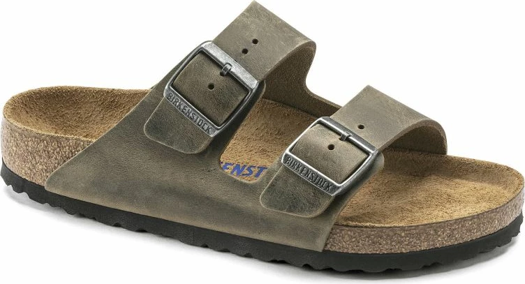 Flip-flop Arizona z mehkimi podplatom, Birkenstock, zelene, za ženske/moške