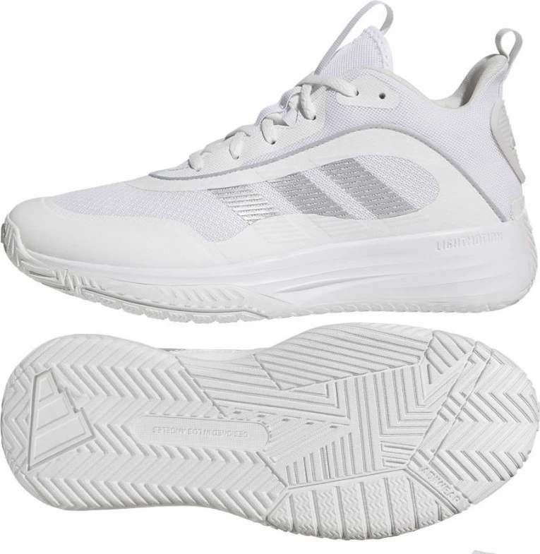 Superge za košarko adidas OwnTheGame 3.0, moške, bele